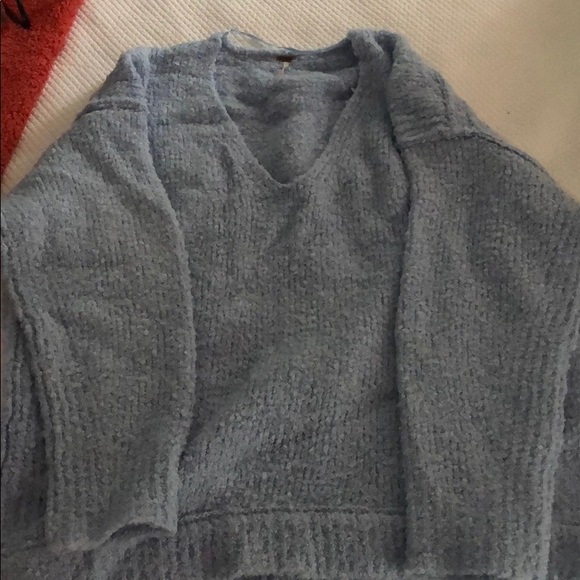 Free People Lofty V-Neck Sweater - Picture 3 of 5